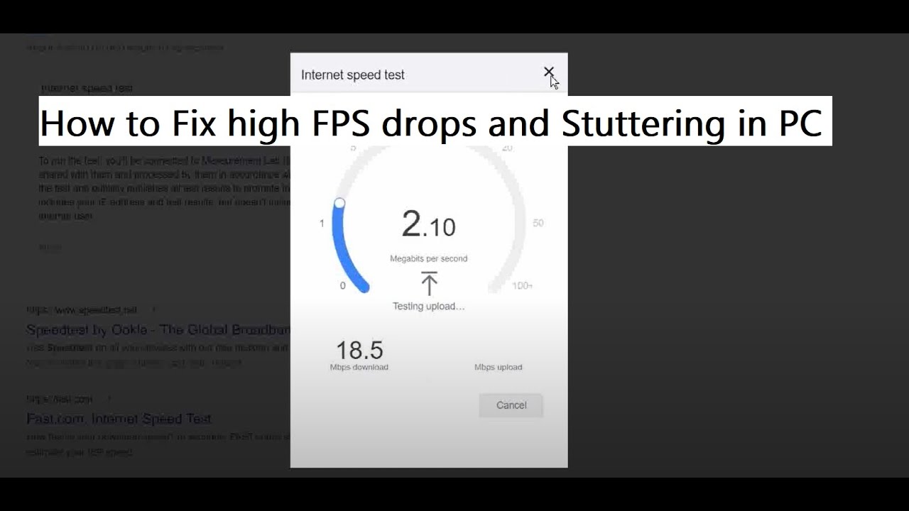How to Fix high FPS drops and Stuttering in PC Games - YouTube