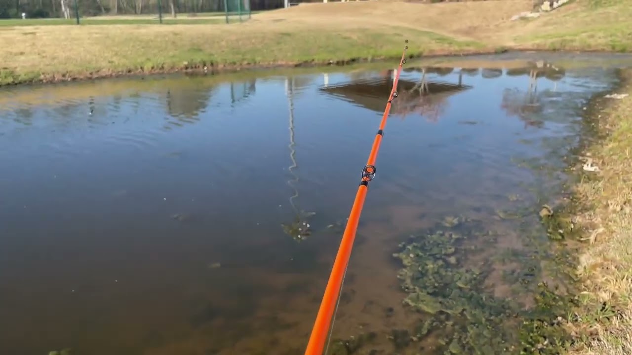 Soccer field bass fishing
