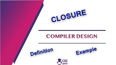 Closure of Item Set | LR Parser | Lec 61 | Compiler Design