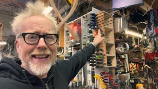 Adam Savage Reorganizes His Workshop Shelves!