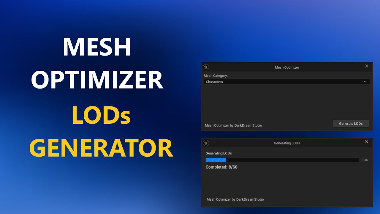 UE5 - Mesh Optimizer Plugin - YouTube