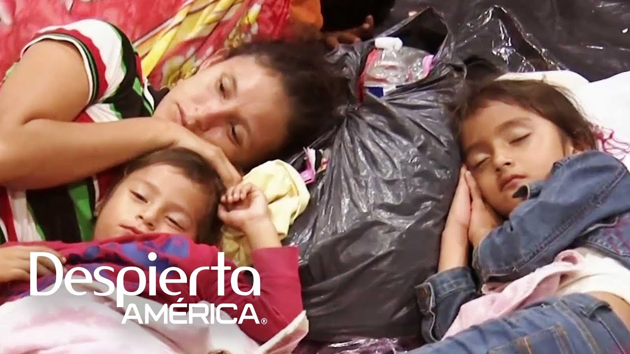 Madre hondureña envía una petición a Trump estando en la caravana migrante justiciar