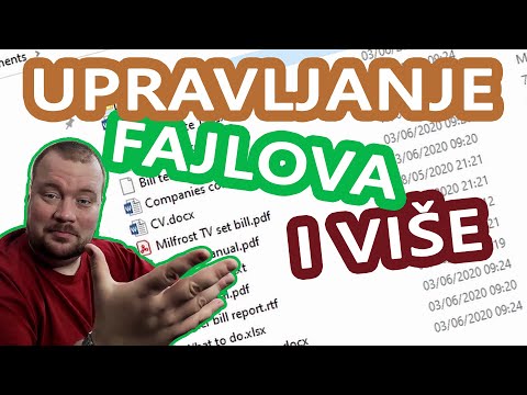 Kako upravljati fajlovima i fasciklama + više [11.11.2021] [Srpski]