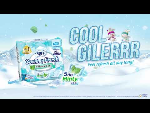 SOFY Cooling Fresh - 5 Hours Minty Cool 15s (Eng)