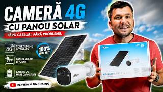 Camera 4G cu Panou Solar Dahua Apollo Bullet C1 4G – Review, Test si Instalare