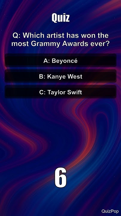 Can You Answer This? 🤔 Which artist has won the most Grammy Awards ever ...