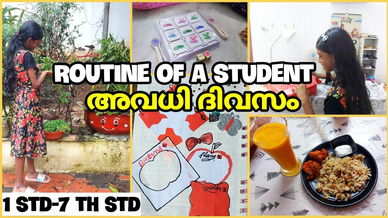 🔥💡Routine for students,Evening & morning routine 1,2,34,5,6th,7 class ...