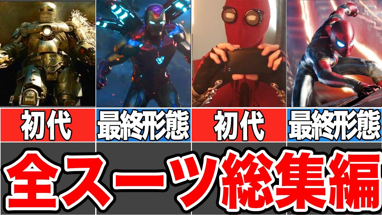 【総集編】アイアンマン＆スパイダーマンスーツ全能力解説【マーベル解説】【ゆっくり解説】