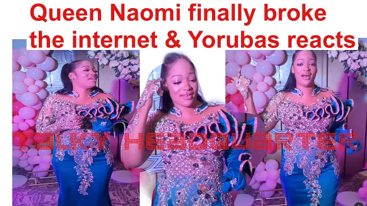 Queen Naomi has yet again broken the internet & Nigerians reacts