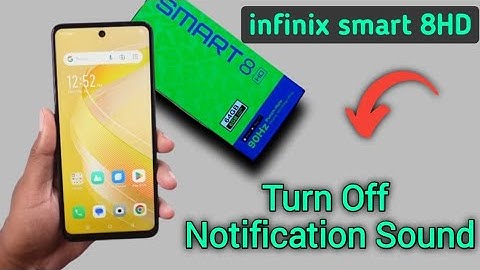 infinix smart 8 how to silent notification sound, how to off notification sound infinix