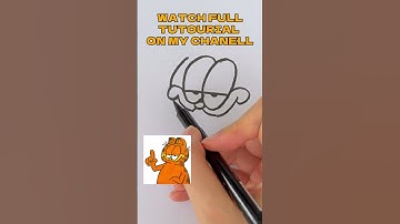 How to Draw Garfield Step by Step | Easy Drawing Tutorial for Beginners #drawing