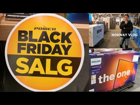 Black Friday SALE At Power/BLACK WEEK/We Are Looking For An OLED TV And Coffee Machine/Norway Vlog