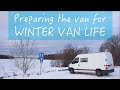 From summer van life to winter van life