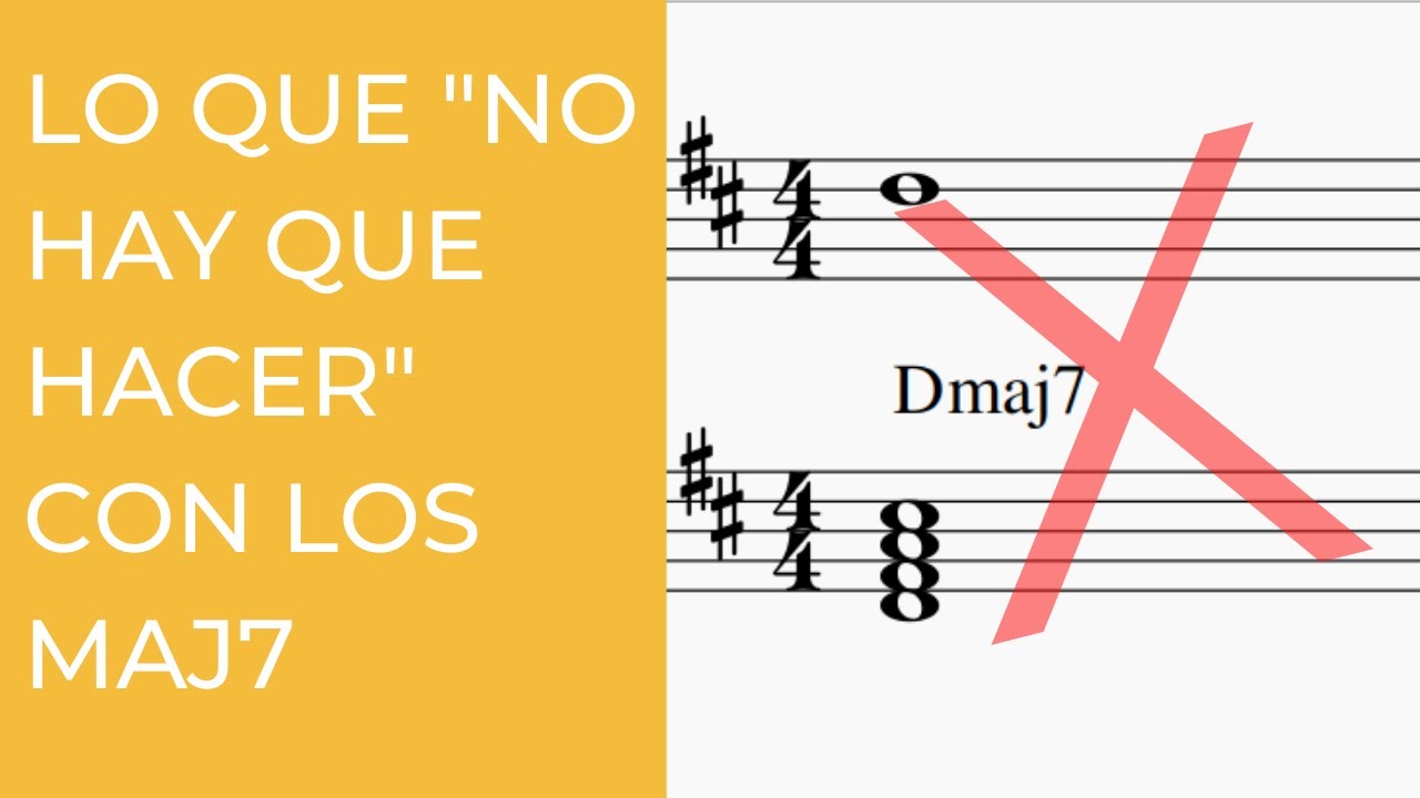 El ERROR más común al usar Acordes Maj7 - YouTube