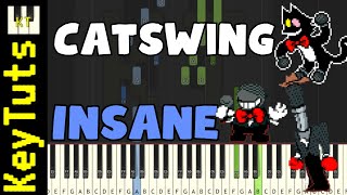 Catswing [Deltarune Chapter 3+4] - Insane Mode [Piano Tutorial] (Synthesia)
