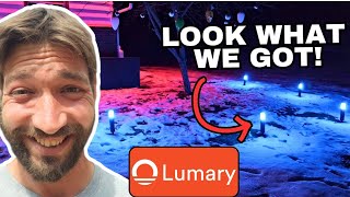 Lumary Sent Us Pathway Lights!