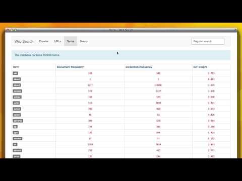 Search Engine with Relative Weight for Query Words - Web Search