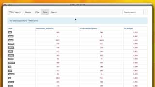 Search Engine with Relative Weight for Query Words - Web Search