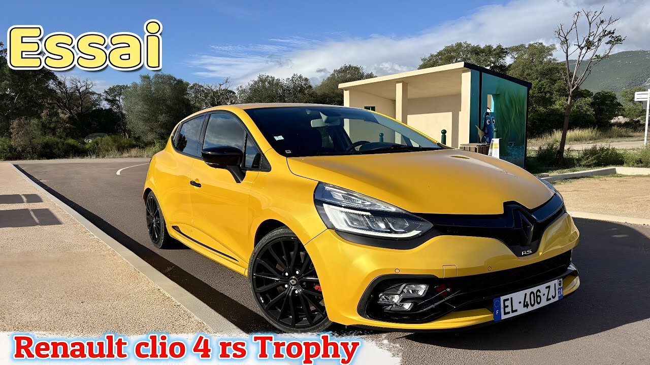 Essai Renault CLIO 4 RS Trophy 2017 STAGE 1 [ 4K ] : Puissance au rendez- vous !