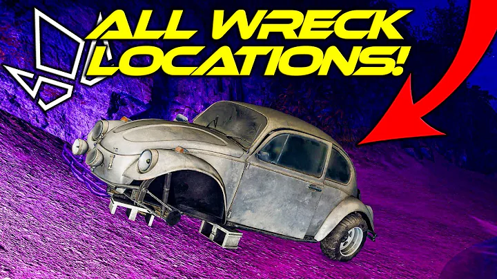Test Drive Unlimited Solar Crown | ALL 28 Secret Car Wreck Locations Guide!