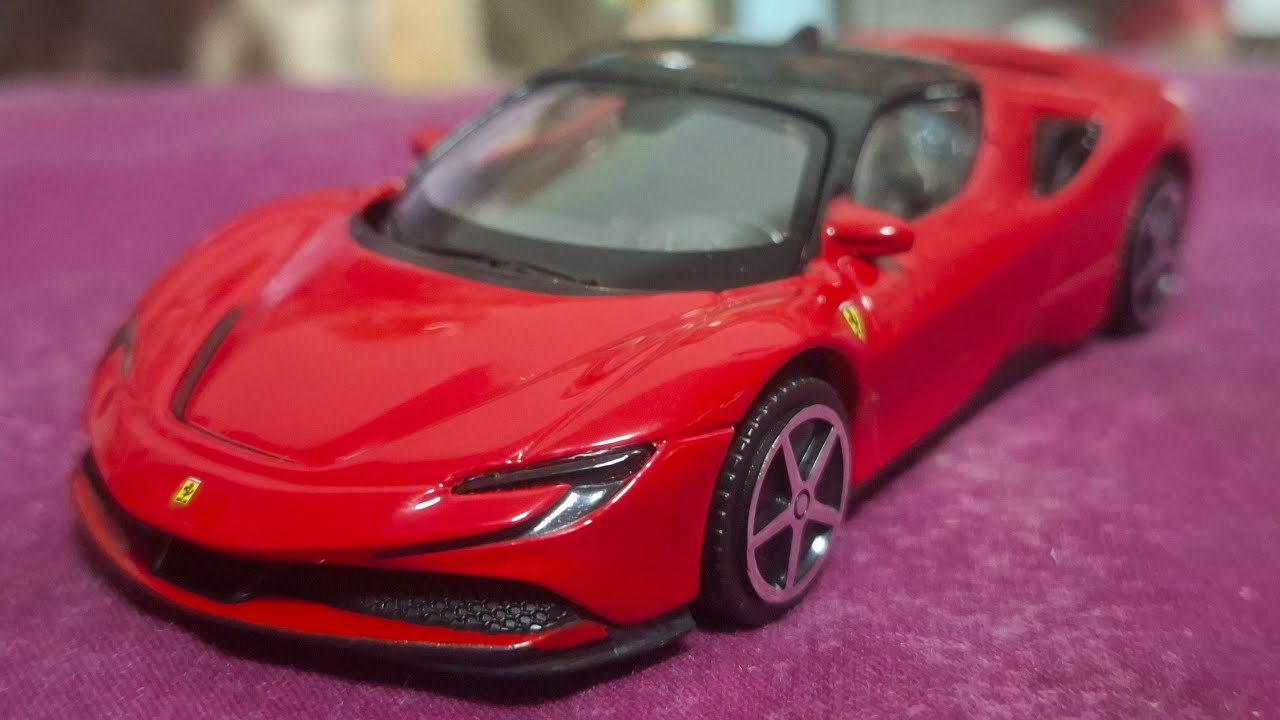 🏎️ ИДЕАЛЬНЫЙ МАСШТАБ ДЛЯ FERRARI! | Обзор модели Bburago 1/43 SF90 Stradale Red