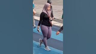 Leggings Ungu Jangan Sampai Lepas π€©π #jilbab #hijab
