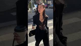 Morning coffee look Fleur du Mal #OOTD #fashion... #Shorts #mimin8r