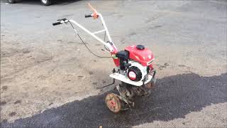ロビン 2.2馬力 耕運機 PR2200 畑で使ってみました - YouTube