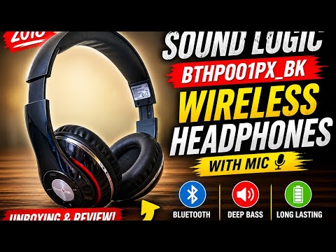 soundlogic xt bluetooth foldable stereo headphones