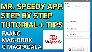 Mr. Speedy app step by step tutorial | paano magbook o magpadala