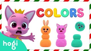 Learn Colors with 🎄Christmas Slide | 🎅🏼Christmas Colors for Kids | Learn with Hogi