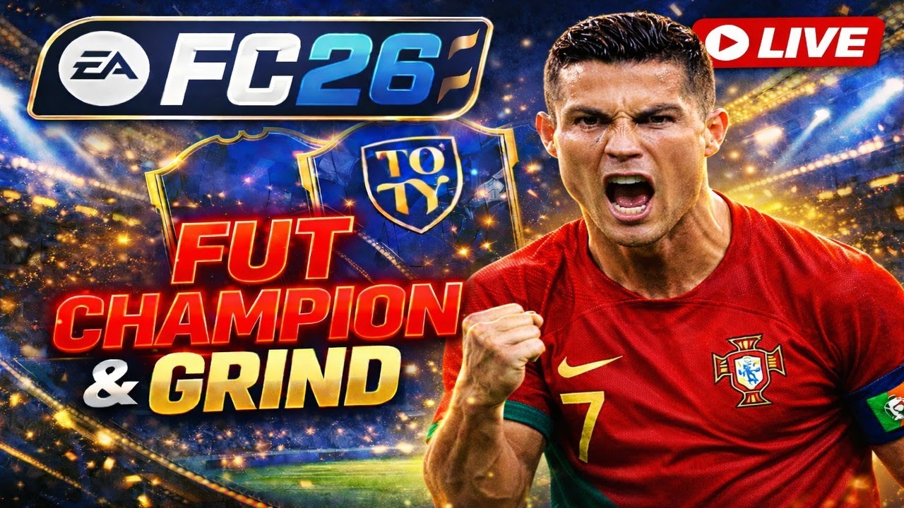 EA FC 26 LIVE 🔴 TOTY FUT Champions Grind | Rank Push, Rewards & Meta Gameplay