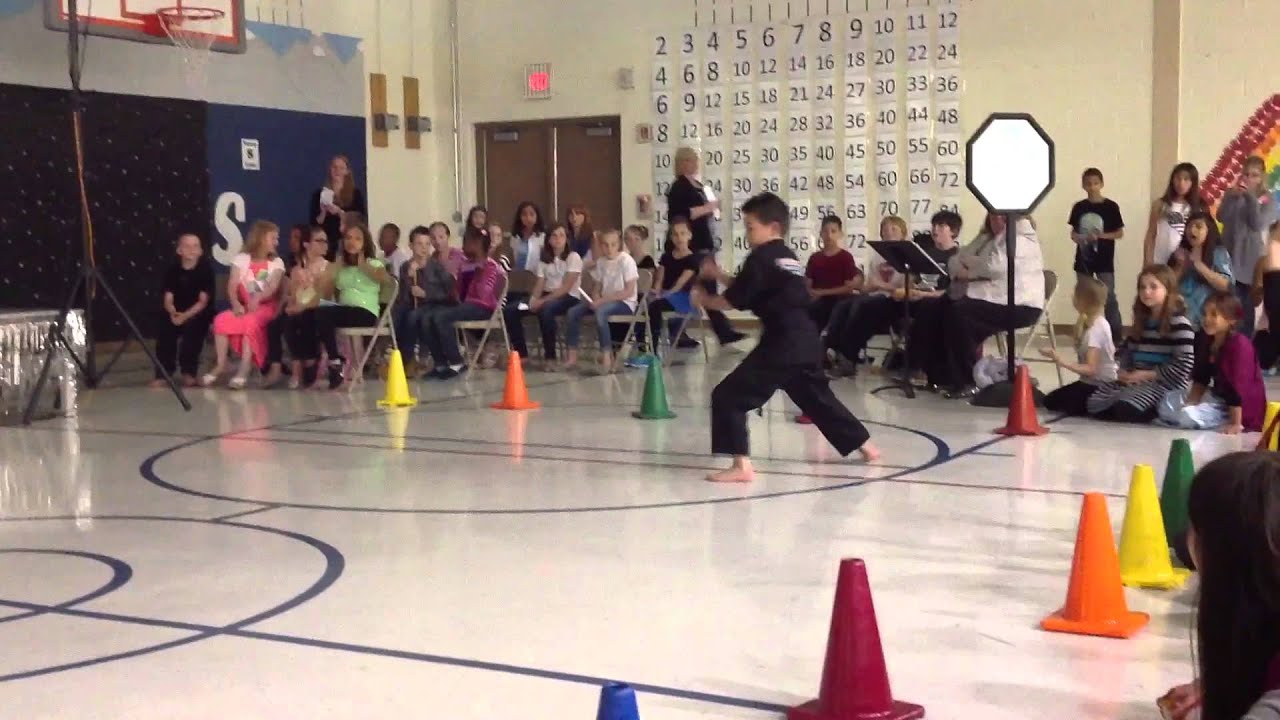Flash Martial Arts At The Charles Reed Elementary School Talent Show