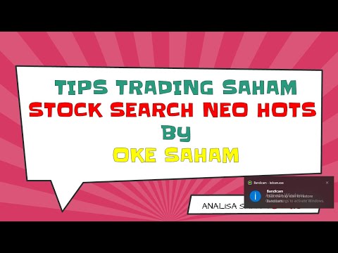 tips TRADING SAHAM MUDAH, Menggunakan STOCK SEARCH NEO HOTS analisa BRIS By OKE SAHAM