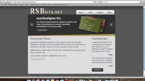 How To Install and Run the Rsbot Client On Mac