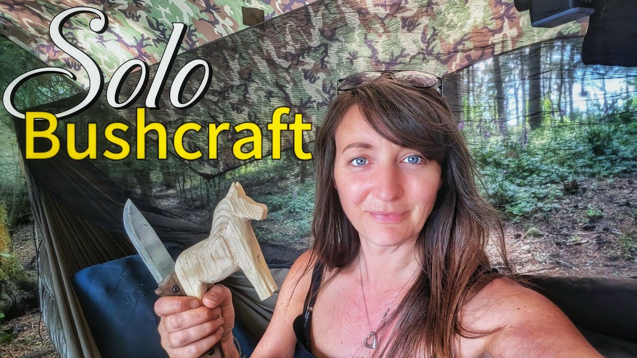 Complete ONEWIND Hammock Set Up - SOLO BUSHCRAFT CAMP