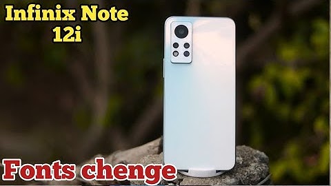 How To Change Font Style In Infinix Note 12i, Font Change SettingHow To Change Font Style In