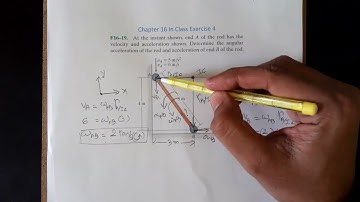 #51 Topic 16.7 Relative motion analysis Acceleration, exercise 4