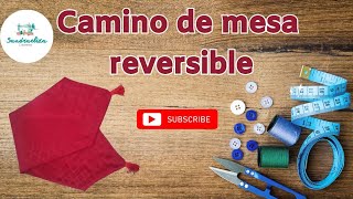 ¡Como hacer camino de mesa reversible!