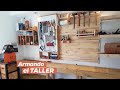 Como hacer un BANCO DE TRABAJO súper fácil para tu taller - WORKBENCH