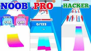 NOOB vs PRO vs HACKER in Canvas Jump