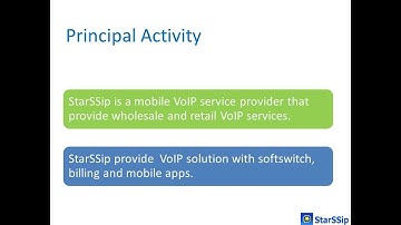 StarSSip Mobile VoIP Wholesale Agent Presentation