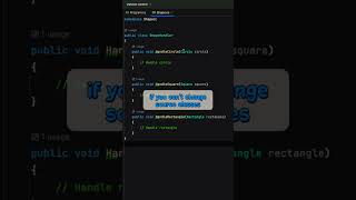 Double Dispatch Visitor Pattern - Avoid cluttered switch blocks #dotnet #designpatterns #shorts