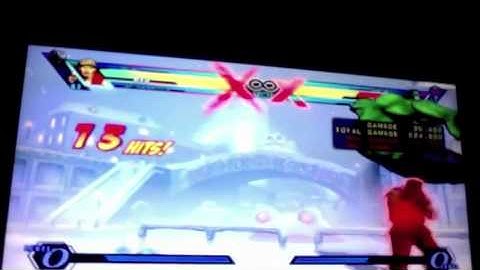 Umvc3 Ryu akuma captain America full team combo