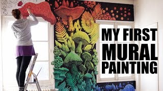 My First Mural Painting - Time Lapse Video