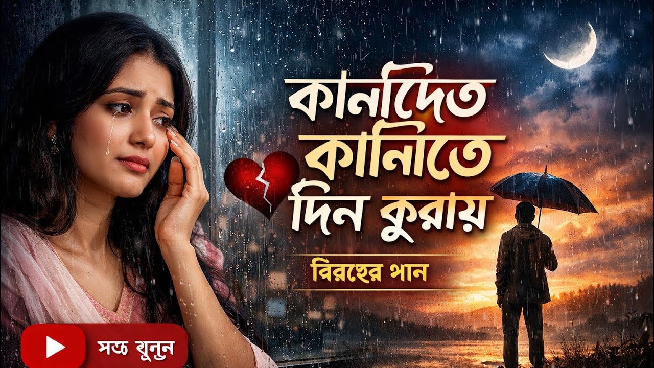 কান্দিতে কান্দিতে দিন ফুরায় | নতুন বিরহের গান ২০২৬ | Sad Love Song | অবিনাশি সুর