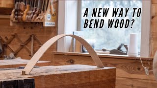 Bending Wood // No Steam, Bent Laminations or Kerf Cuts...This Is Something Different