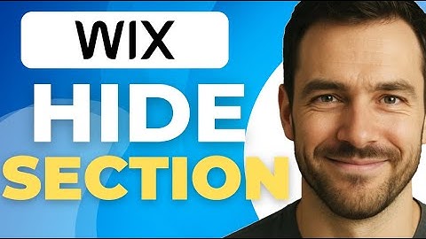 How To Hide A Section On Wix Desktop