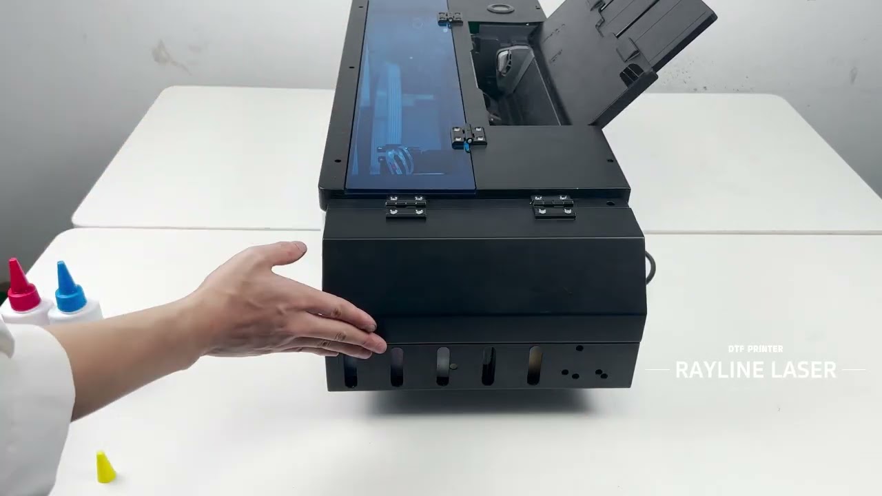 DTF Printer Maintenance and Installation Video RAYLINE Teaching Video T-shirt Printer A3 Size