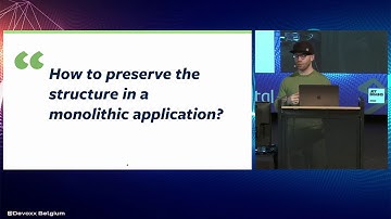 Building better monoliths – Implementing modulithic applications with Spring  by  Oliver Gierke